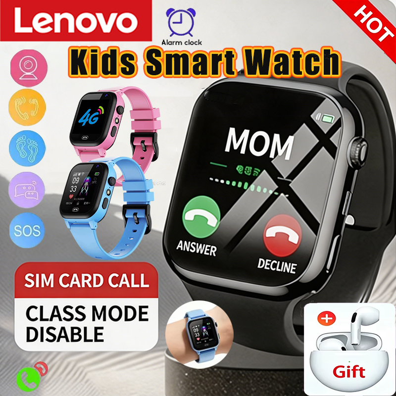 Lenovo 2027 Kids 5G Smart Watc - Smartwatch Watches For Kid Boy With Gps ulasan dan harga