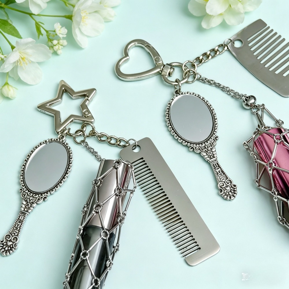 Vintage Metal Mesh Lipstick Ba - Mesh Stainless Strap ulasan dan harga
