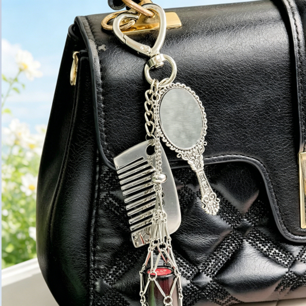 Vintage Metal Mesh Lipstick Ba - Mesh Stainless Strap ulasan dan harga