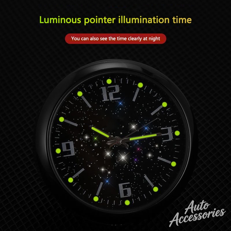 Luminous Car Dashboard Clock S - Watch X7 ulasan dan harga