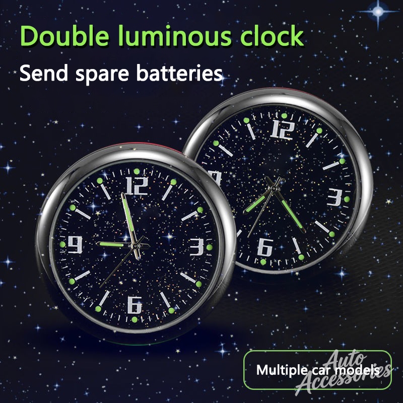 Luminous Car Dashboard Clock S - Watch X7 ulasan dan harga