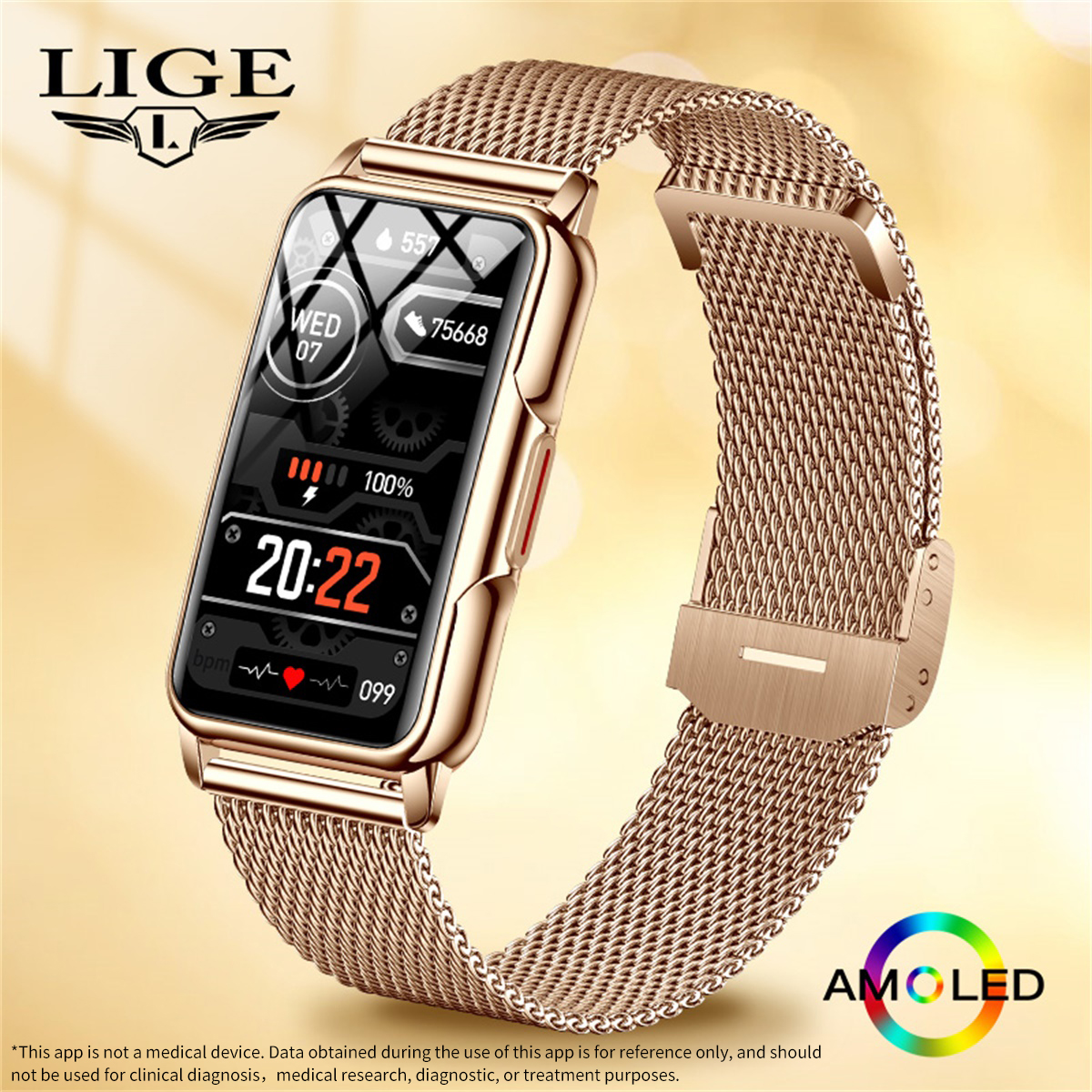LIGE Smart Watch Men Women Fit - Smartwatch Watches For Women ulasan dan harga