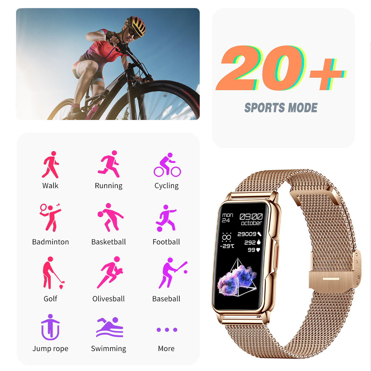 LIGE Smart Watch Men Women Fit - Smartwatch Watches For Women ulasan dan harga