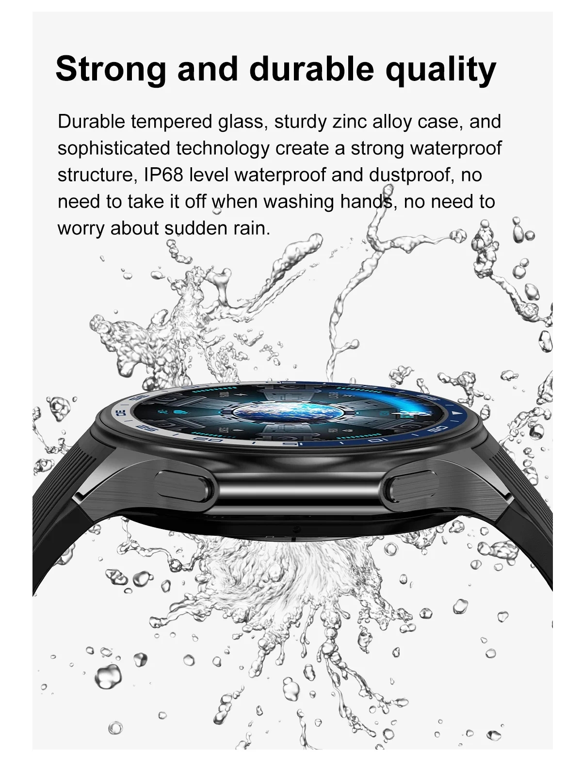 1.43 inch Big Screen Men Women - Watch Watch Xs ulasan dan harga